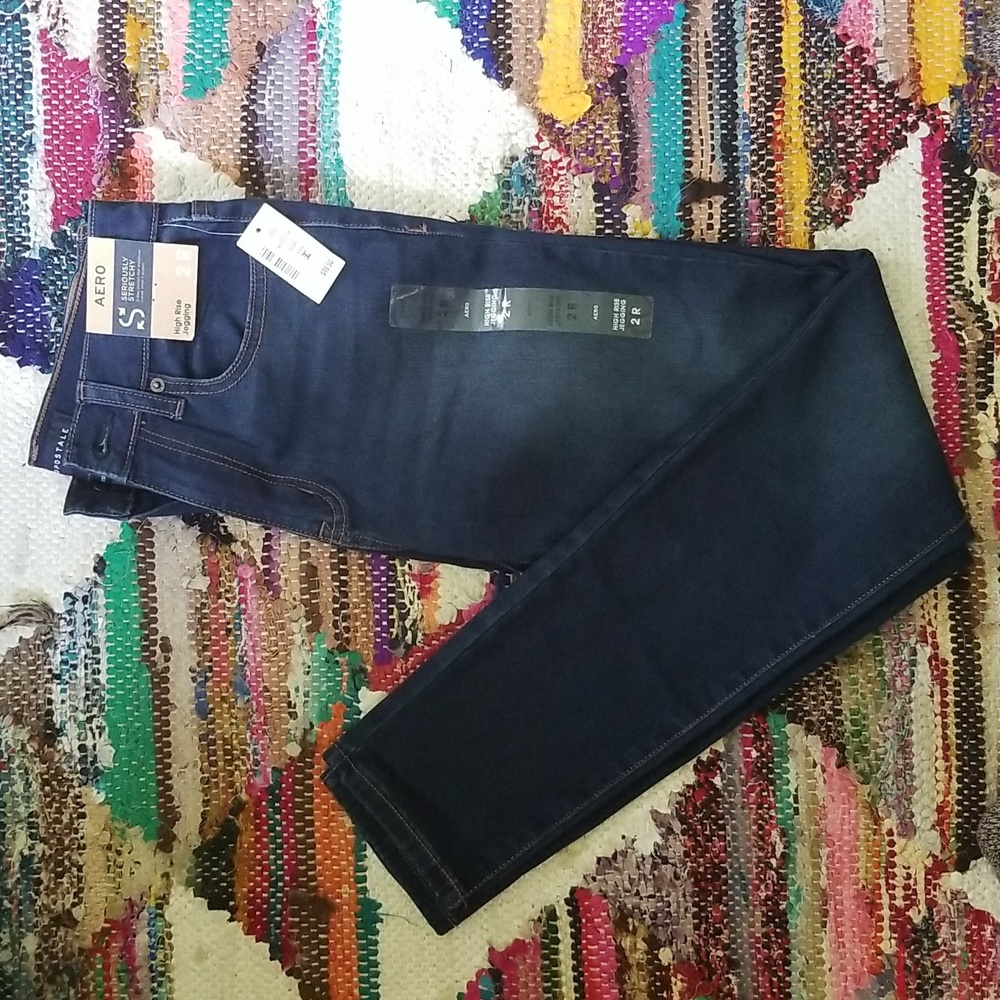 Aeropostale high rise jegging size 2R dark wash